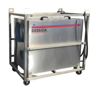 Air dehumidifier DT-2300 mounted on frames